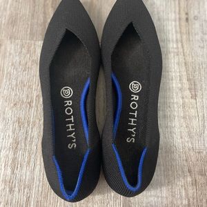 Rothy's black Point Size 8